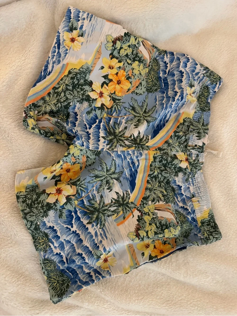 Marine Layer Men’s Hawaiian Tropical Print Shorts Size Men’s Medium VGUC